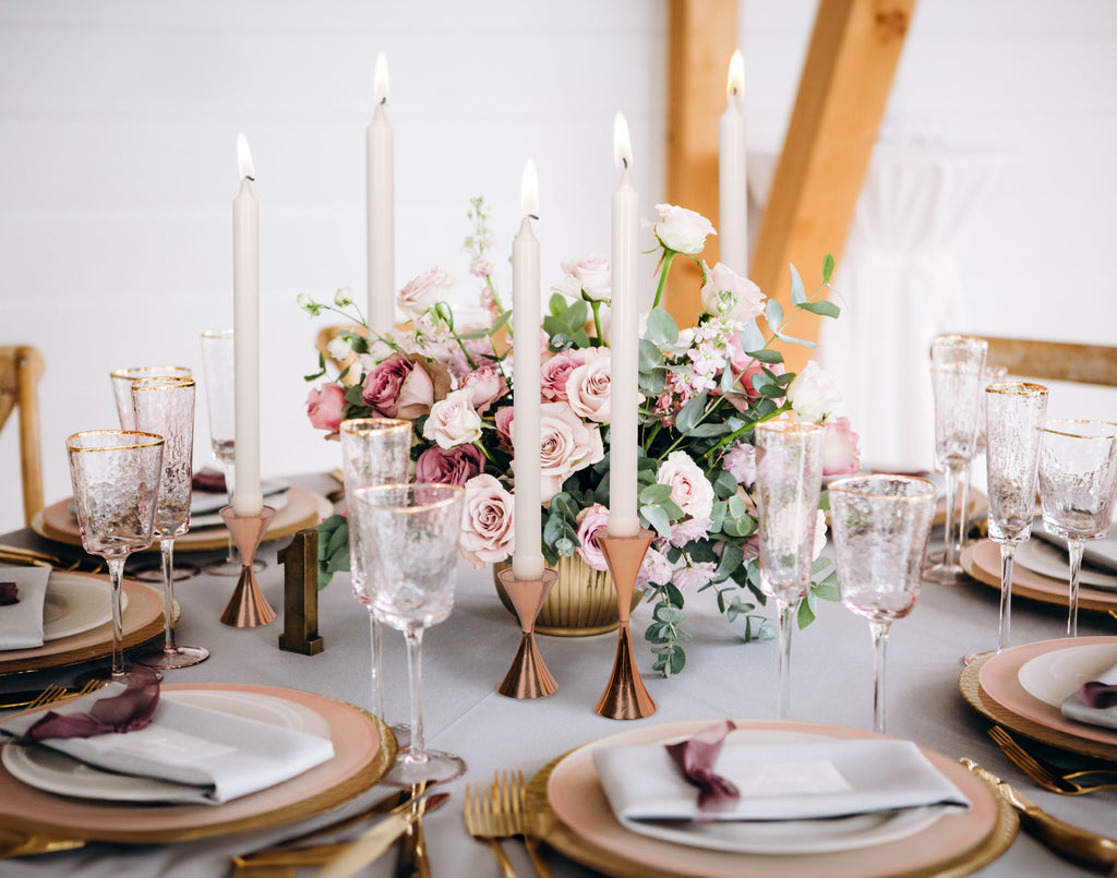 From Dreams to Reality: <br> Creating Magical Wedding Moments with Taper Candles