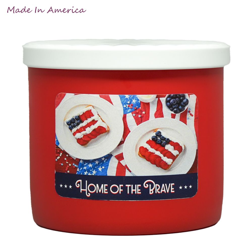 Home of the Brave Candle, Front View