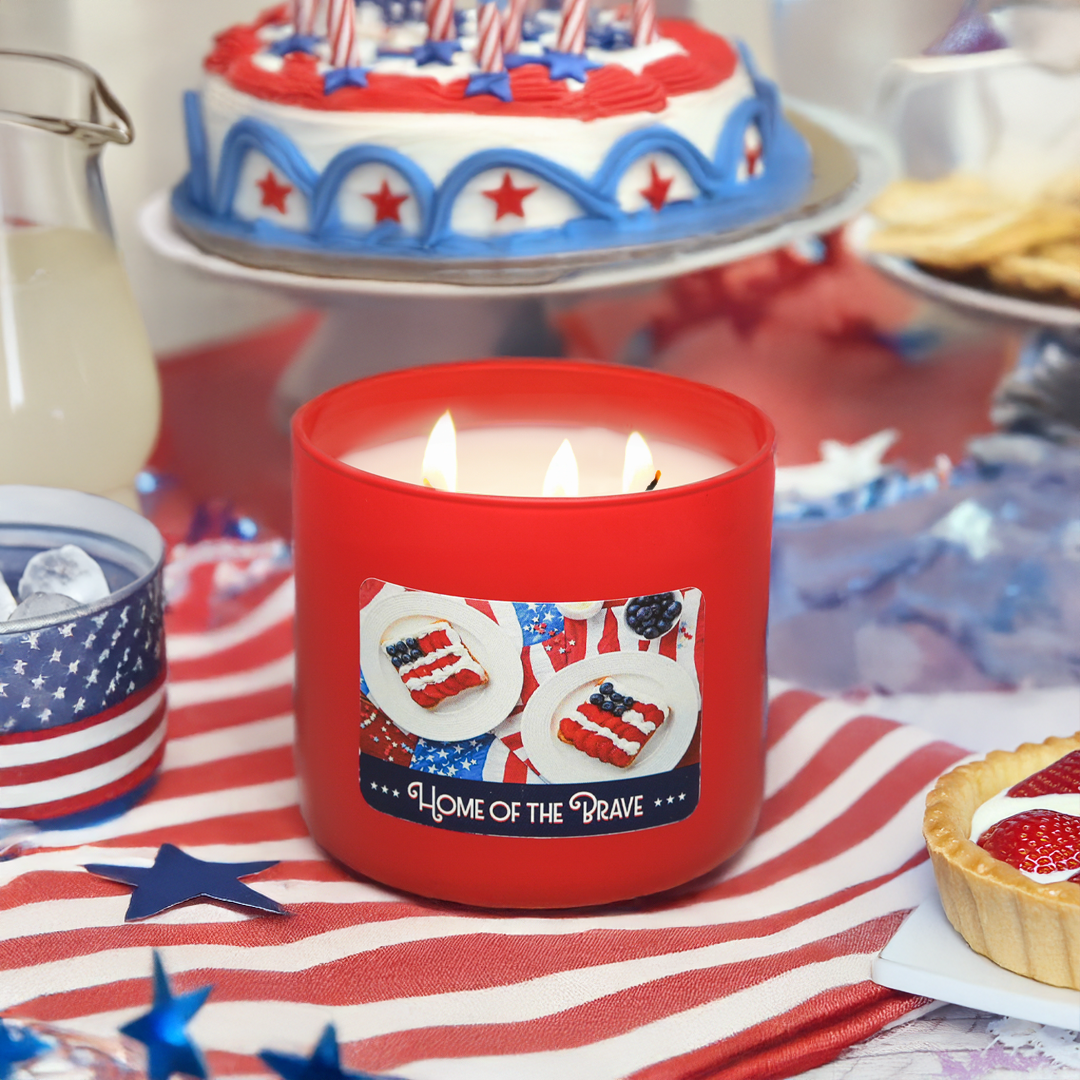 Home of the Brave Candle, Lifestyle Image
