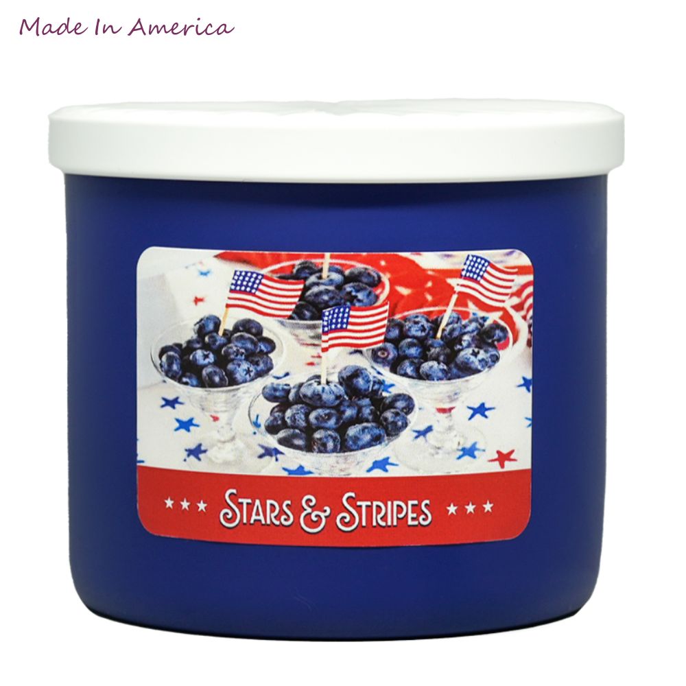 Stars & Stripes Candle, Front view