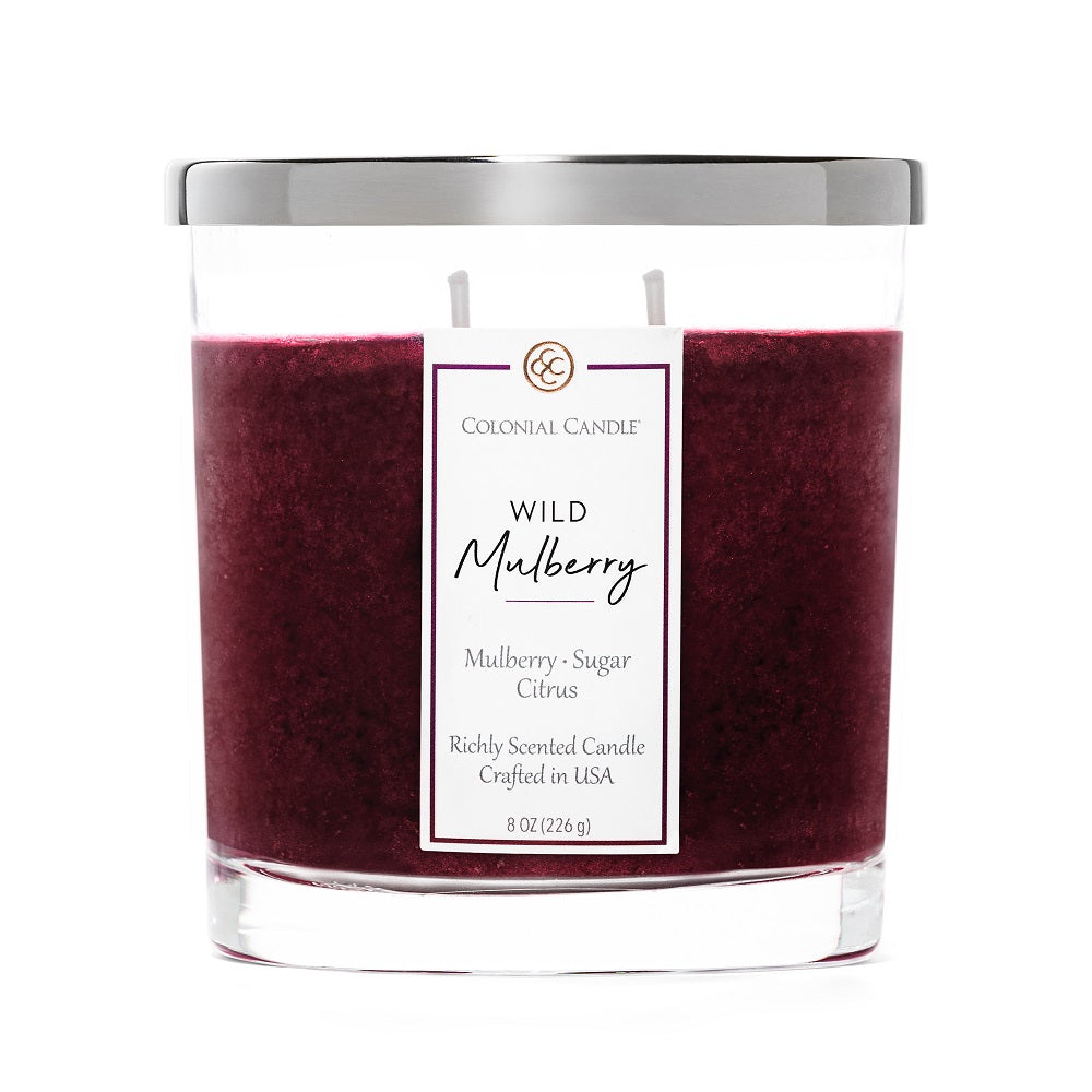 Bat Print Mulberry Candle