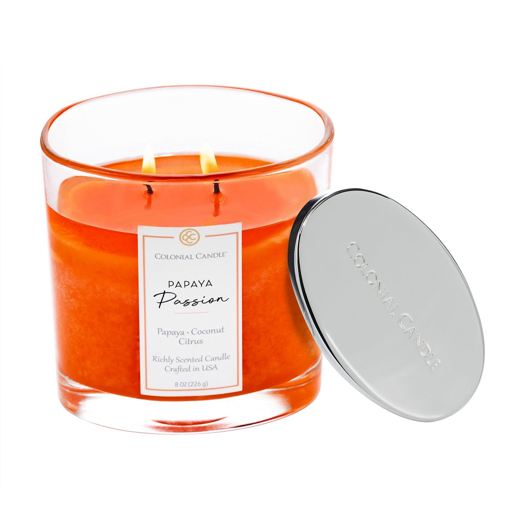Papaya Passion Large oval candle