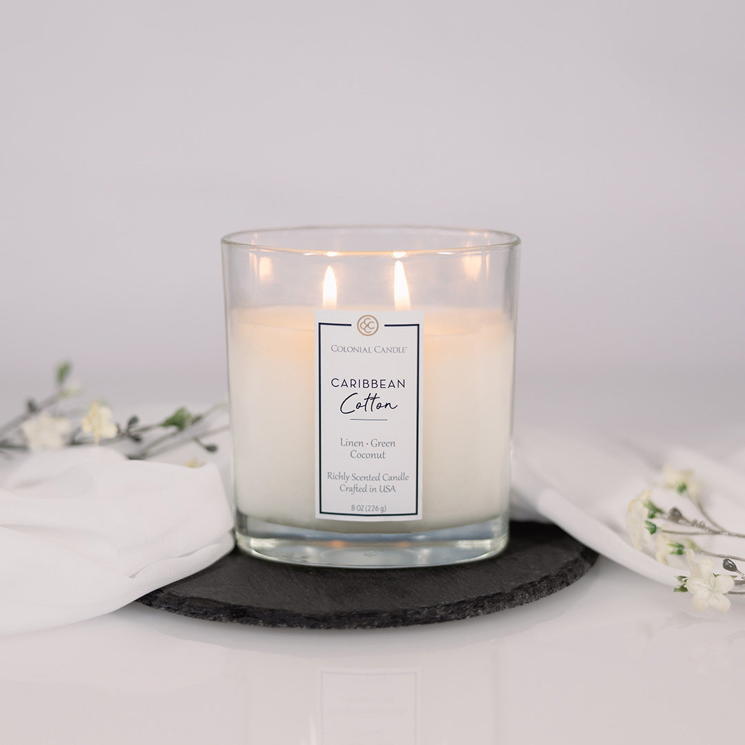 Caribbean Cotton Candle, 8 oz Oval