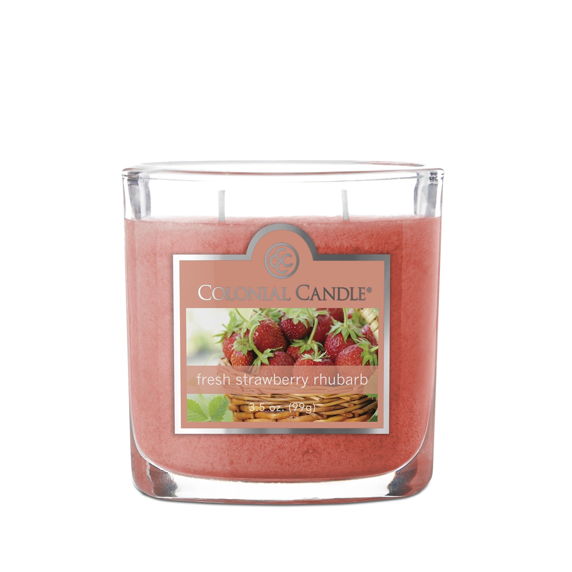 Oval Strawberry Rhubarb