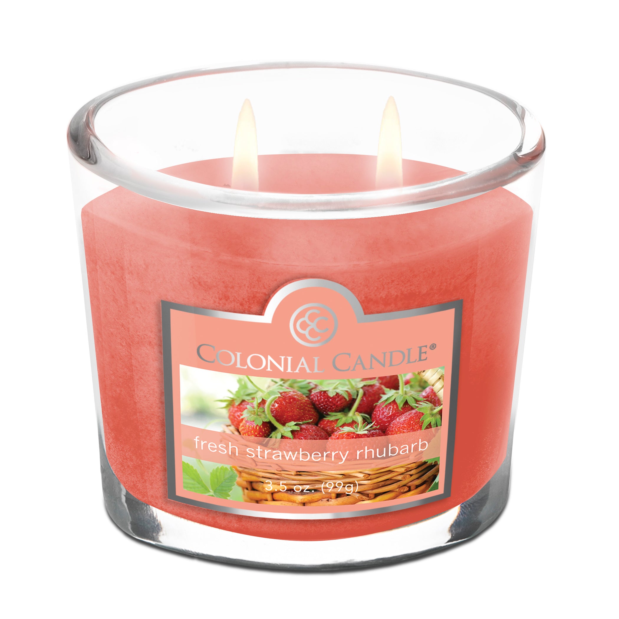 Oval Strawberry Rhubarb