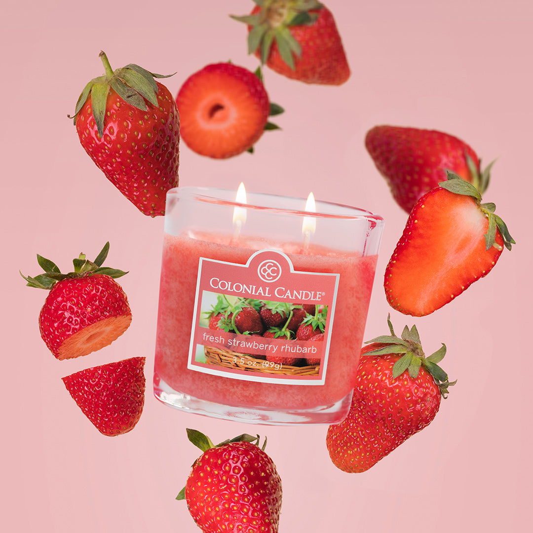 Oval Strawberry Rhubarb