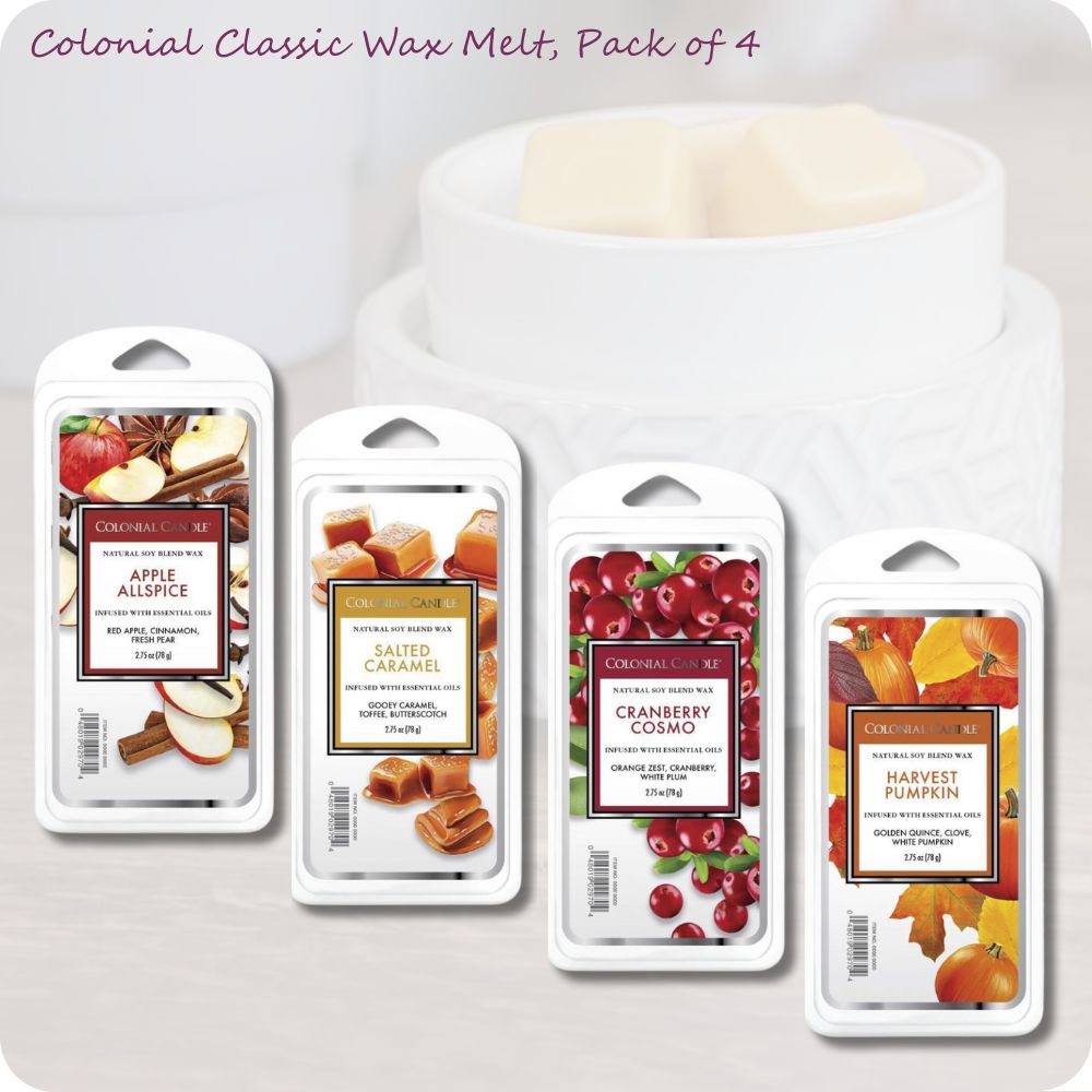 Colonial Classic Wax Melts Pack of 4