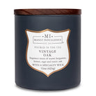 Manly Indulgence Scented Jar Candle, Signature Collection - Vintage Oak, 15 oz - Wood wick