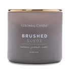 Pop of Color Scented Jar Candle, Brushed Suede, 14.5 oz, Single - Colonial Candle