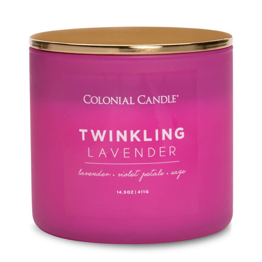 Twinkling Lavender Candle Colonial Candle
