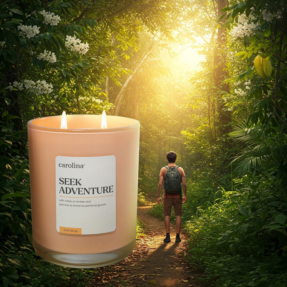 Wellness Candle, Seek Adventure, 16 oz, by Carolina Candle