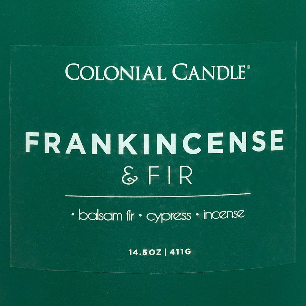 Frankincense & Fir Scented Jar Candle, 3-Wick, 14.5oz - Colonial
