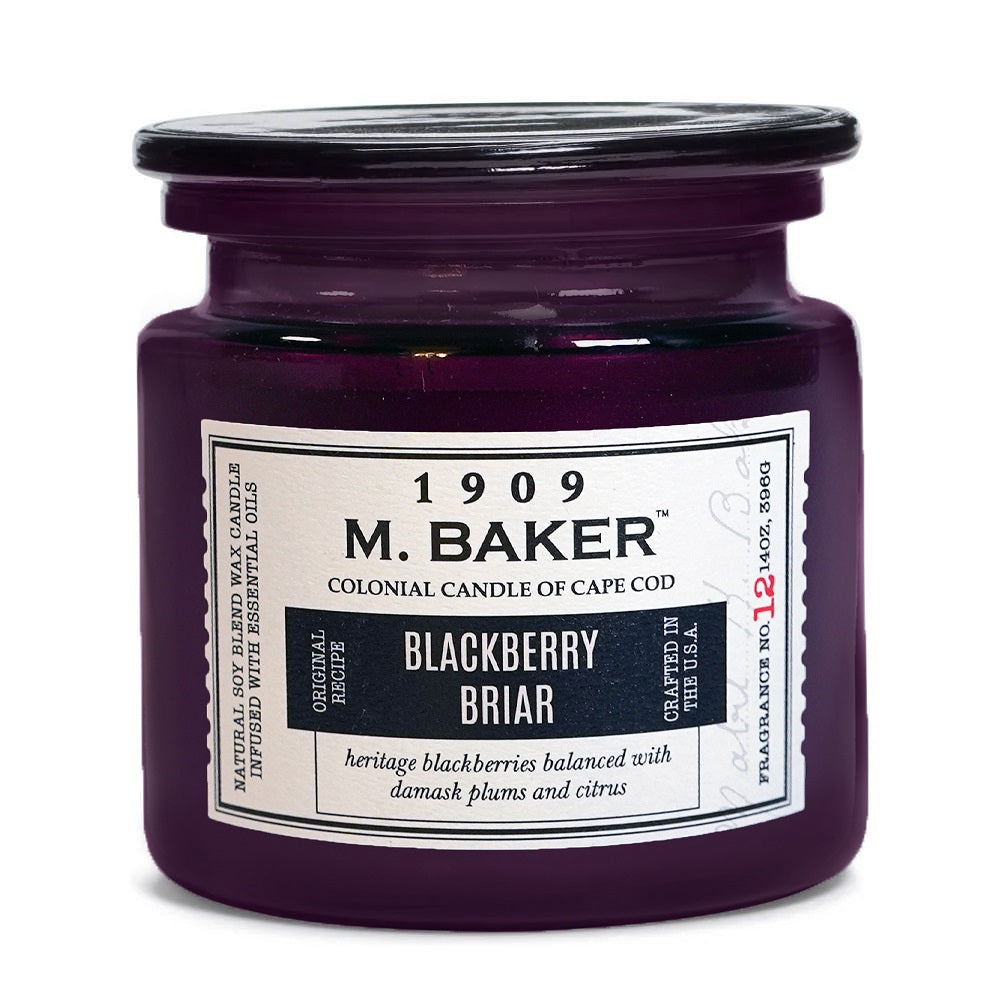 Blackberry Briar Scented Jar Candle, 14 oz, M. Baker Collection