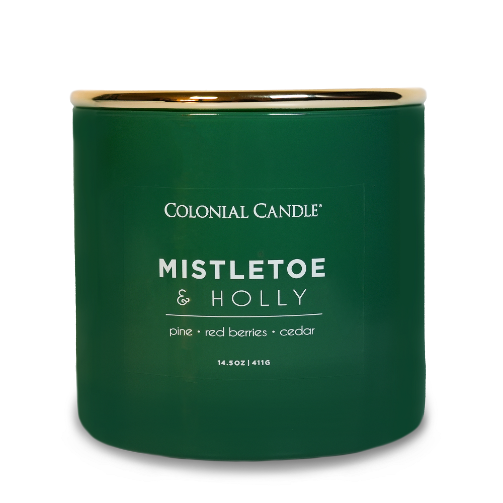 14.5oz POC GL MISTLETOE & HOLLY 