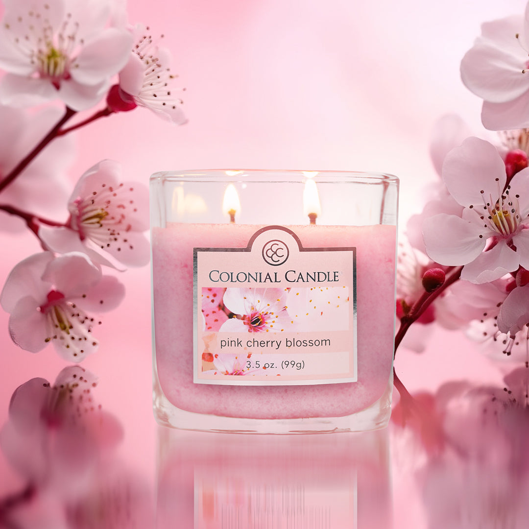 Colonial Candle | Pink Cherry Blossom, Classic Ovals, 3.5oz