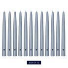 Wedgewood colored Handipt™ Taper candles, 10 inch in size, 12 pack