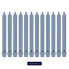 Wedgewood colored Classic 12 inch Dinner candles, Pack of 12