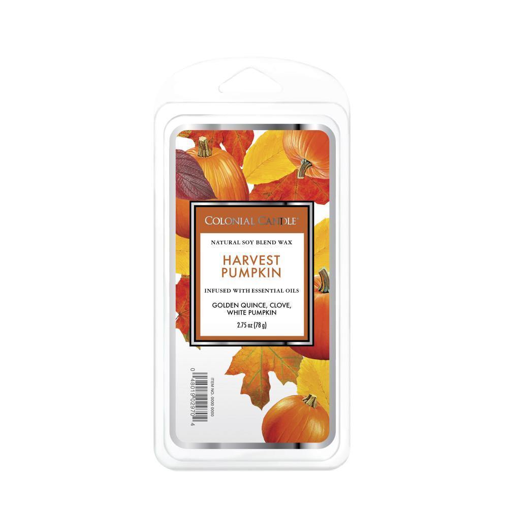 Colonial Classic Melts, Clear Acetate, Harvest Pumpkin, 2.75oz