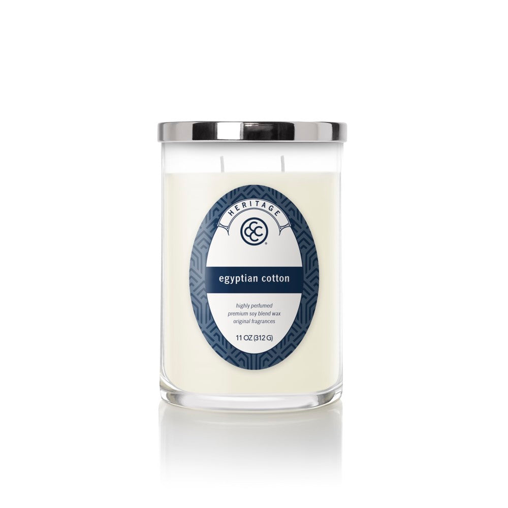 Scented Jar Candle - Egyptian Cotton - Colonial Candle