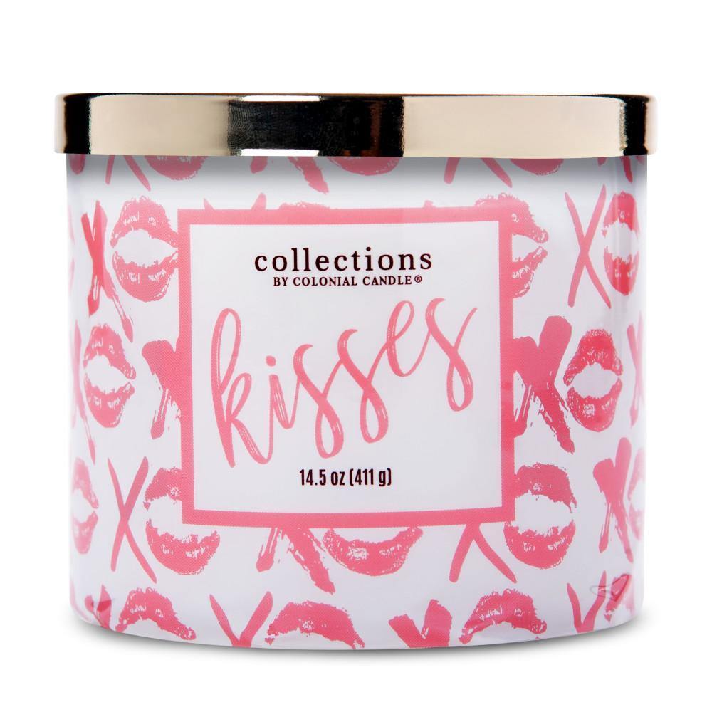 Collections by Colonial Candle Scented Jar Candle, Kisses, 14.5, Single - Colonial Candle