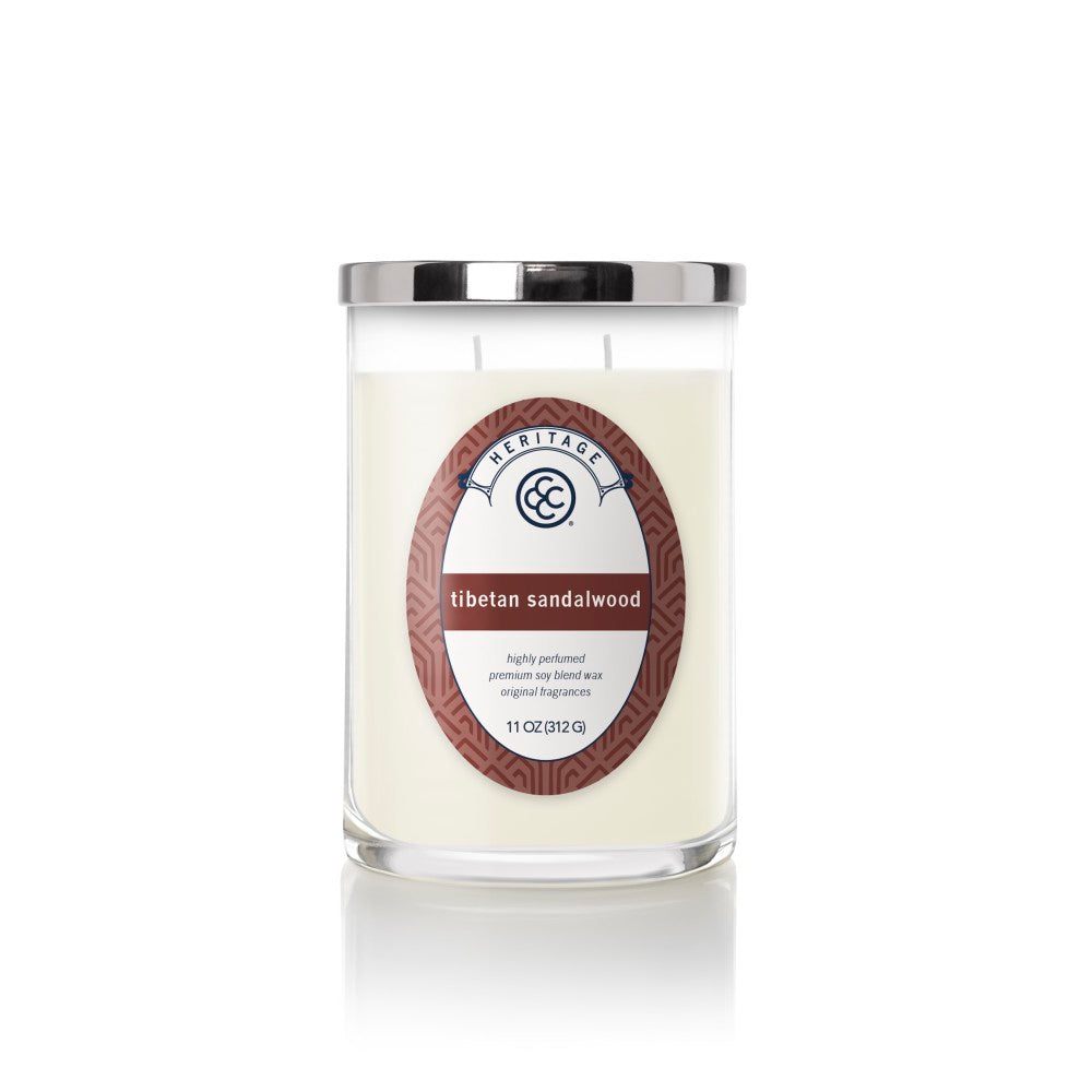 Scented Jar Candle - Tibetian Sandalwood - Colonial Candle